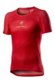 CASTELLI Cyklistické triko s krátkým rukávem - PRO MESH - červená