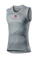 CASTELLI Cyklistické triko bez rukávů - PRO MESH - šedá