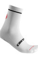 CASTELLI Cyklistické ponožky klasické - ENTRATA 13 - bílá