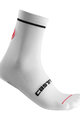 CASTELLI Cyklistické ponožky klasické - ENTRATA 9 - bílá