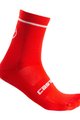 CASTELLI Cyklistické ponožky klasické - ENTRATA 9 - červená