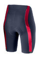 CASTELLI Cyklistické kalhoty krátké bez laclu - VELOCISSIMA 2 LADY - modrá/růžová