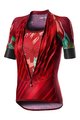 CASTELLI Cyklistický dres s krátkým rukávem - CLIMBER'S LADY - červená