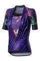 CASTELLI Cyklistický dres s krátkým rukávem - CLIMBER'S LADY - fialová
