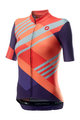 CASTELLI Cyklistický dres s krátkým rukávem - TALENTO LADY - vícebarevná/růžová