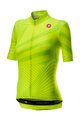 CASTELLI Cyklistický dres s krátkým rukávem - SUBLIME LADY - zelená/žlutá
