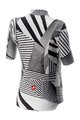 CASTELLI Cyklistický dres s krátkým rukávem - SUBLIME LADY - černá/bílá