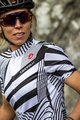 CASTELLI Cyklistický dres s krátkým rukávem - SUBLIME LADY - černá/bílá