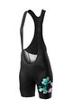 CASTELLI Cyklistické kalhoty krátké s laclem - FIORITA LADY - černá