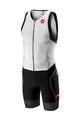 CASTELLI Cyklistická kombinéza - FREE SANREMO - černá/bílá