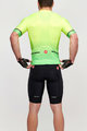 CASTELLI Cyklistický krátký dres a krátké kalhoty - AERO RACE - černá/zelená