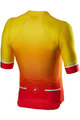 CASTELLI Cyklistický dres s krátkým rukávem - AERO RACE 6.0 - červená/žlutá