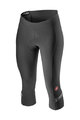 CASTELLI Cyklistické kalhoty 3/4 bez laclu - VELOCISSIMA 2 LADY - šedá