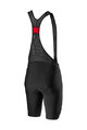 CASTELLI Cyklistické kalhoty krátké s laclem - ENDURANCE 3 - černá