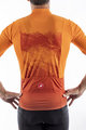CASTELLI Cyklistický dres s krátkým rukávem - POLVERE - oranžová