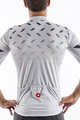 CASTELLI Cyklistický dres s krátkým rukávem - AVANTI - šedá/stříbrná
