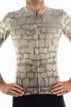 CASTELLI Cyklistický dres s krátkým rukávem - PAVE' - hnědá