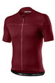 CASTELLI Cyklistický dres s krátkým rukávem - CLASSIFICA - bordó