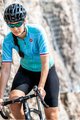 CASTELLI Cyklistický dres s krátkým rukávem - CLIMBER'S 2.0 LADY - tyrkysová/modrá