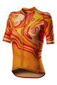 CASTELLI Cyklistický dres s krátkým rukávem - CLIMBER'S 2.0 LADY - žlutá/oranžová