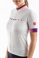 CASTELLI Cyklistický krátký dres a krátké kalhoty - GRADIENT LADY II - modrá/bílá