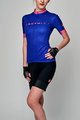 CASTELLI Cyklistický dres s krátkým rukávem - GRADIENT LADY - fialová/růžová/černá