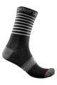 CASTELLI Cyklistické ponožky klasické - SUPERLEGGERA 12 LADY - bílá/černá/šedá
