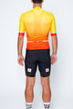 CASTELLI Cyklistický krátký dres a krátké kalhoty - AERO RACE II - černá/žlutá/červená