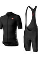 CASTELLI Cyklistický krátký dres a krátké kalhoty - ENTRATA II - černá