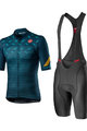 CASTELLI Cyklistický krátký dres a krátké kalhoty - AVANTI - modrá/černá