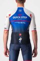 CASTELLI Cyklistický dres s krátkým rukávem - QUICK-STEP 2022 CLIMBER'S 3.1 - modrá/bílá