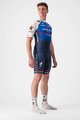 CASTELLI Cyklistický dres s krátkým rukávem - QUICK-STEP 2022 COMPETIZIONE - modrá/bílá