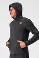 CASTELLI Cyklistická mikina - MILANO FZ FLEECE - černá