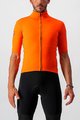 CASTELLI Cyklistický dres s krátkým rukávem - PERFETTO ROS - oranžová