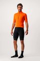 CASTELLI Cyklistický dres s krátkým rukávem - PERFETTO ROS - oranžová