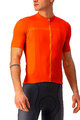 CASTELLI Cyklistický dres s krátkým rukávem - CLASSIFICA - oranžová