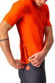 CASTELLI Cyklistický dres s krátkým rukávem - CLASSIFICA - oranžová