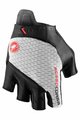 CASTELLI Cyklistické rukavice krátkoprsté - ROSSO CORSA PRO V - bílá