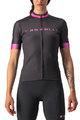 CASTELLI Cyklistický krátký dres a krátké kalhoty - GRADIENT LADY - černá/růžová