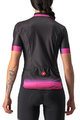 CASTELLI Cyklistický krátký dres a krátké kalhoty - GRADIENT LADY - černá/růžová