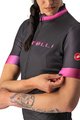 CASTELLI Cyklistický dres s krátkým rukávem - GRADIENT LADY - antracitová