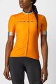 CASTELLI Cyklistický dres s krátkým rukávem - GRADIENT LADY - oranžová