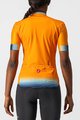CASTELLI Cyklistický dres s krátkým rukávem - GRADIENT LADY - oranžová