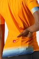 CASTELLI Cyklistický dres s krátkým rukávem - GRADIENT LADY - oranžová