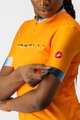 CASTELLI Cyklistický dres s krátkým rukávem - GRADIENT LADY - oranžová