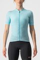 CASTELLI Cyklistický krátký dres a krátké kalhoty - PROMESSA J. LADY - černá/světle modrá