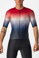 CASTELLI Cyklistický krátký dres a krátké kalhoty - AERO RACE 6.0 - bílá/modrá/černá/červená