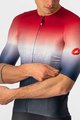 CASTELLI Cyklistický dres s krátkým rukávem - AERO RACE 6.0 - červená/bílá/modrá