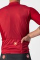 CASTELLI Cyklistický dres s krátkým rukávem - BAGARRE  - červená