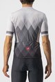 CASTELLI Cyklistický krátký dres a krátké kalhoty - A TUTTA - antracitová/černá/šedá/bílá